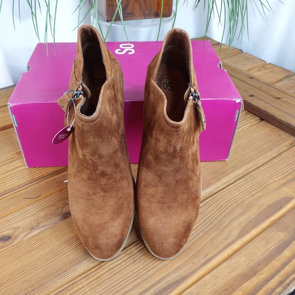 Sonoma Angelfish Booties Cognac Sz. 9 - Picture 3 of 10